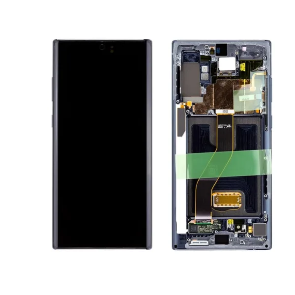 Replacement OLED LCD Screen For Samsung Galaxy Note 10 Plus 5G (N976) Black - With Frame - Image 1