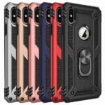 Slim Shockproof Ring Armor Case For iPhone X / XS