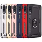 Slim Shockproof Ring Armor Stand Phone Case for Samsung Galaxy A60