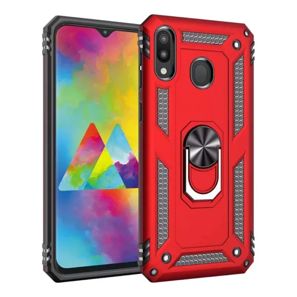 Slim Shockproof Ring Armor Stand Phone Case for Samsung Galaxy A30 - Image 5