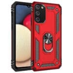 Slim Shockproof Ring Armor Stand Phone Case for Samsung Galaxy A03s - Image 4
