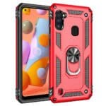 Slim Shockproof Ring Armor Stand Phone Case for Samsung Galaxy A11 - Image 4