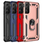 Slim Shockproof Ring Armor Stand Phone Case for Samsung Galaxy A55