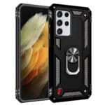 Slim Shockproof Ring Armor Stand Phone Case for Samsung Galaxy S21 Ultra - Image 2