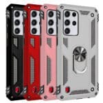 Slim Shockproof Ring Armor Stand Phone Case for Samsung Galaxy S21 Ultra