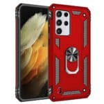 Slim Shockproof Ring Armor Stand Phone Case for Samsung Galaxy S21 Ultra - Image 3