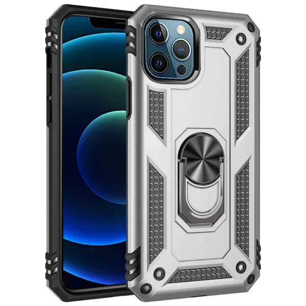 Slim Shockproof Ring Armor Case For iPhone 12 Pro Max - Image 5