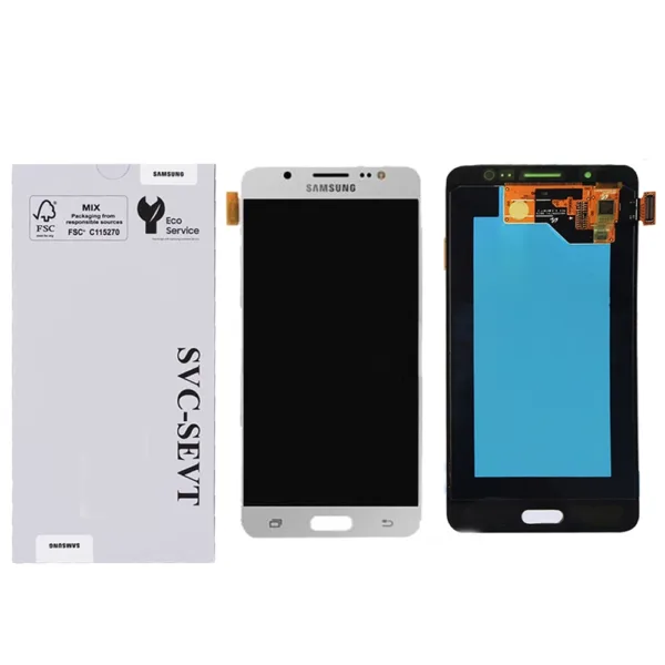 Genuine LCD Screen For Samsung Galaxy J5 2016 (J510) No Frame - White  (GH97-18792C) - Image 1