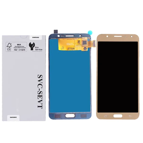 Genuine LCD Screen For Samsung Galaxy J7 2016 (J710) No Frame - Gold (GH97-18931A) - Image 1