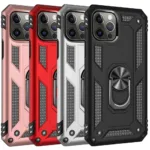 Slim Shockproof Ring Armor Case For iPhone 12 / 12 Pro