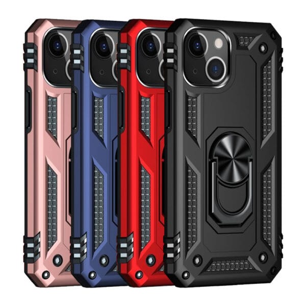 Slim Shockproof Ring Armor Case For iPhone 13 Mini - Image 1