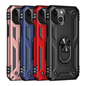 Slim Shockproof Ring Armor Case For iPhone 13