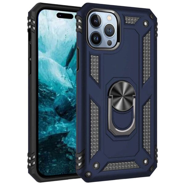 Slim Shockproof Ring Armor Case For iPhone 14 Pro Max - Image 3