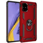 Slim Shockproof Ring Armor Stand Phone Case for Samsung Galaxy A71 - Image 4
