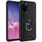 Slim Shockproof Ring Armor Stand Phone Case for Samsung Galaxy S20 - Image 2