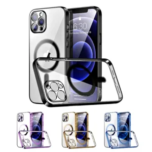 Magsafe Electro Plated Case For iPhone 15 Plus