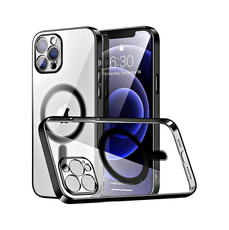 Magsafe Electro Plated Case Black Magsafe Electro Plated Case For iPhone 15 Plus - Image 5