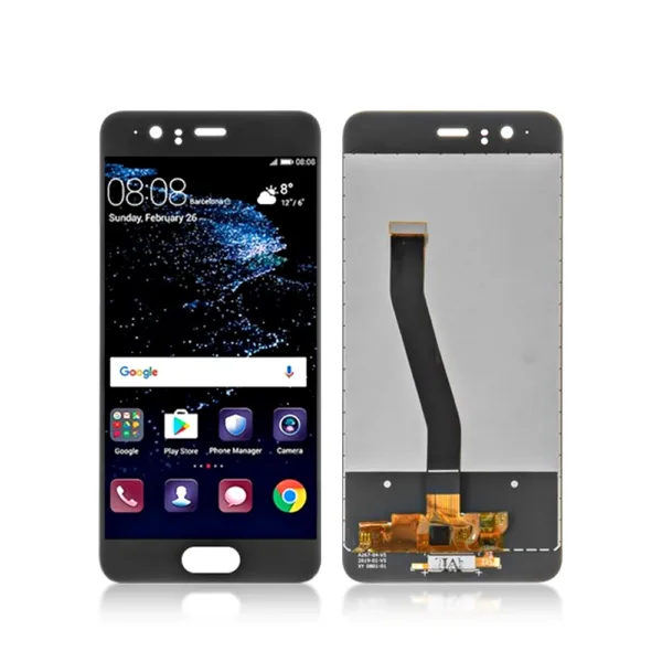 Replacement LCD Screen Display Touch and Digitizer Assembly for Huawei P10 Black - No Frame - Image 1