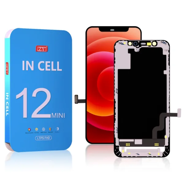 ZY HD+ Incell iPhone 12 Mini LCD Module Display and Touch Screen Digitizer Assembly - Image 1