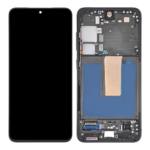 Replacement OLED LCD Screen For Samsung Galaxy S23 (S911B) Black - With Frame