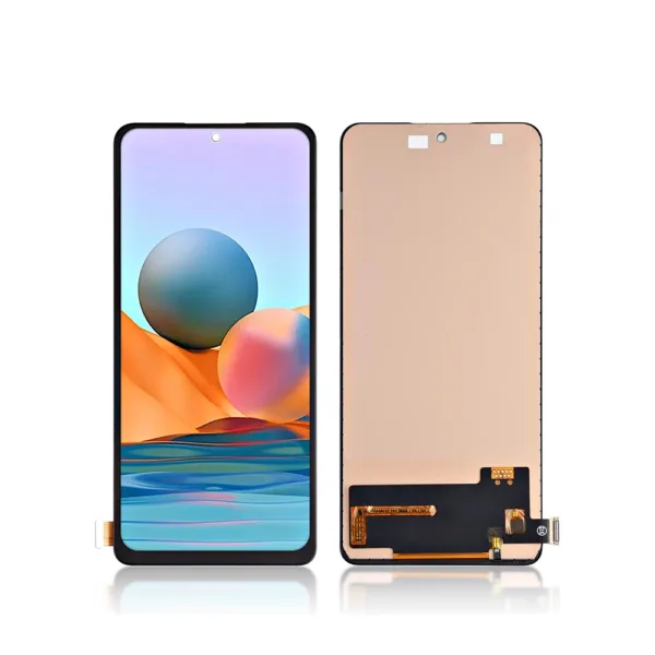 Replacement LCD Screen Display Touch and Digitizer Assembly for Xiaomi Redmi Note 10 Pro 4G Black - No Frame - Image 1