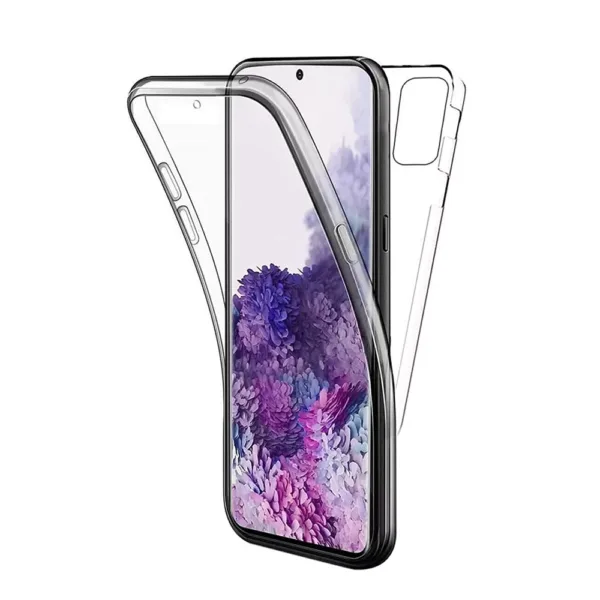 360 Front And Back Clear Gel TPU Case For Samsung A31 - Image 1