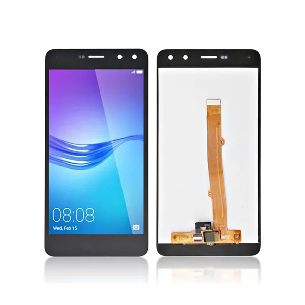 Replacement LCD Screen Display Touch and Digitizer Assembly for Huawei Y6 2017 Black - No Frame - Image 1