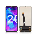 Replacement LCD Screen Display Touch and Digitizer Assembly for Honor 20 Lite Black - No Frame