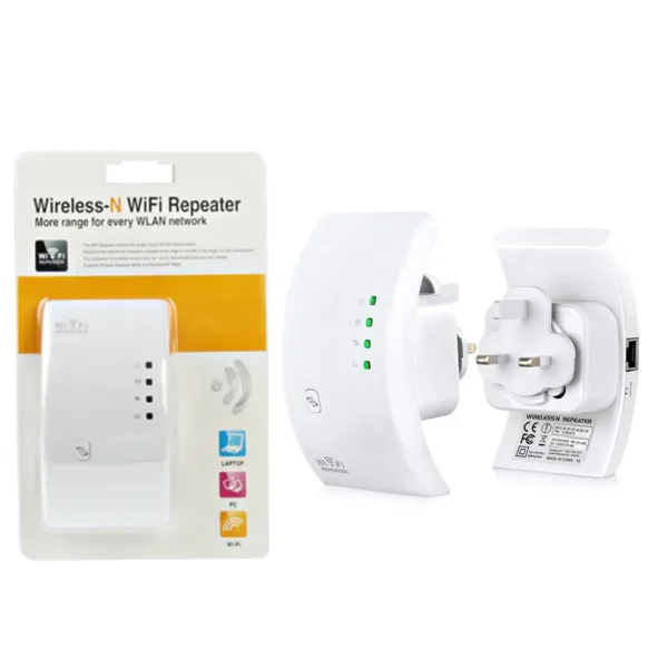 WR01 300Mbps Wireless Repeater WiFi Signal Extender - Image 1