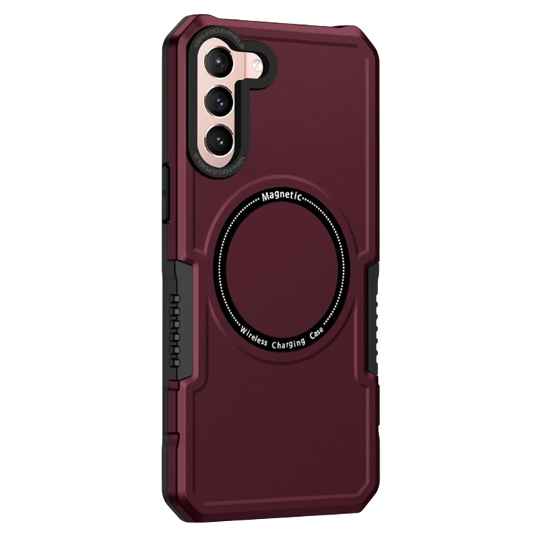 TPU Magsafe Case S24 and S24 Plus Wine Red TPU Magsafe Case For Samsung Galaxy S24 - Image 4