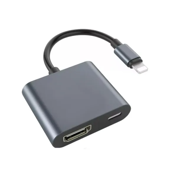 2 in 1 Lightning to HDMI Video Converter - Image 1