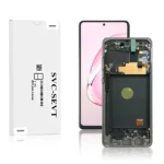 Genuine LCD Screen For Samsung Galaxy Note 10 Lite (N770) With Frame & Touchpad - Silver (GH82-22055B)