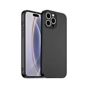 Camera Lens Black TPU Gel Case For iPhone 16e