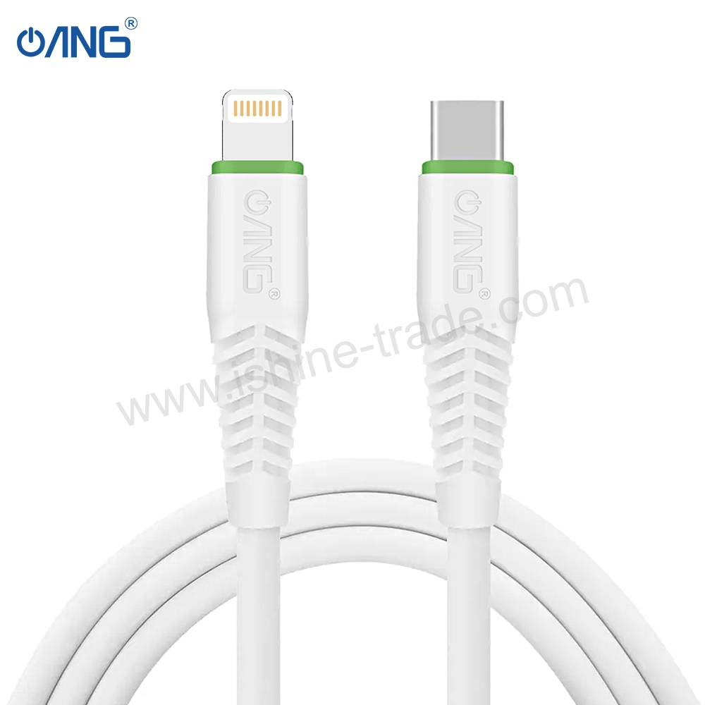 9B ANG CB08 – USB C TO Lightning Fast Charging Data Cable 2 Meter ANG CB08 - USB C TO Lightning Fast Charging Data Cable 2 Meter - Image 2