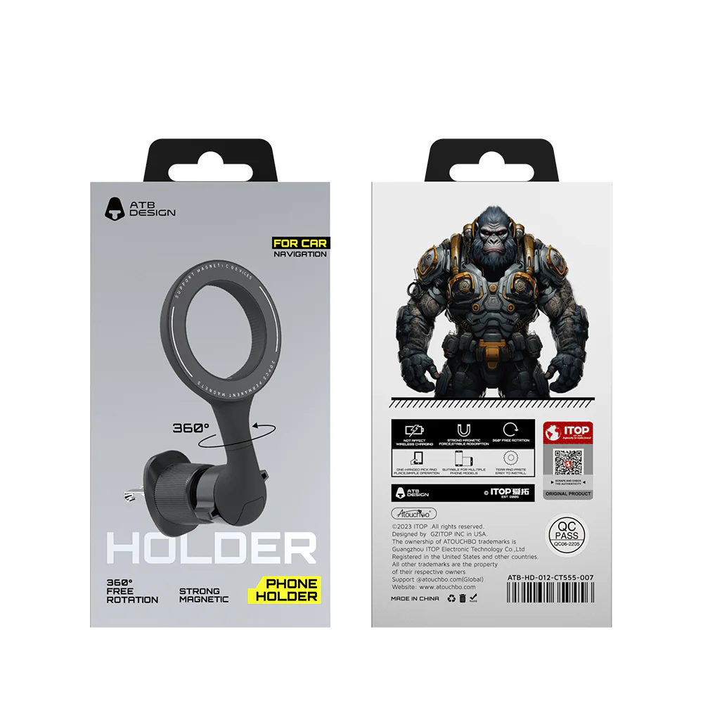 ATB CT555 360 Rotation Strong Magnetic Air Vent Car Phone Holder ATB CT555 360 Rotation Strong Magnetic Air Vent Car Phone Holder - Image 1