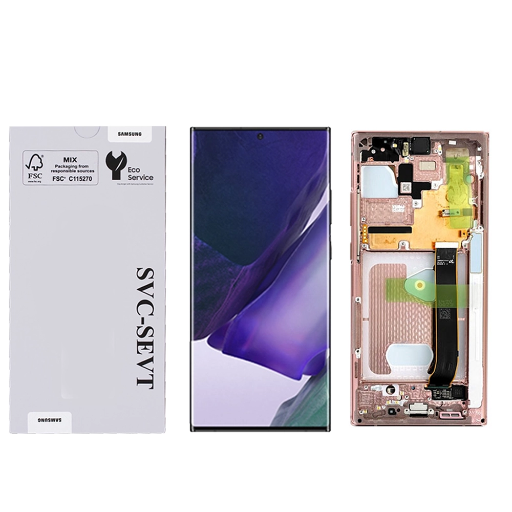 Samsung Galaxy Note 20-Bronze Genuine LCD Screen For Samsung Galaxy Note 20 5G (N980) With Frame & Touchpad - Bronze  (GH82-23495B) - Image 1