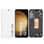 Genuine LCD Screen For Samsung Galaxy S23 Plus (S916B) With Frame and Touchpad - Black  (GH82-30477A)