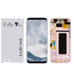 Genuine LCD Screen For Samsung Galaxy S8 Plus (G955) With Frame and  Touchpad - Rose Pink  (GH97-20470E)