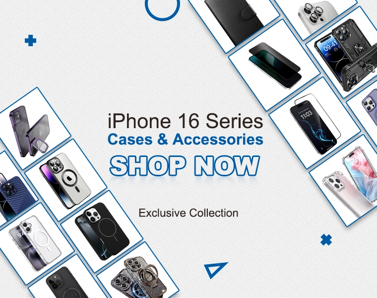 iPhone 16 Series Accessories Mobile View 760 X 600 banners iPhone 16 Series Accessories Mobile View 760 X 600 banners Boltify Limited T/A iShine Trade