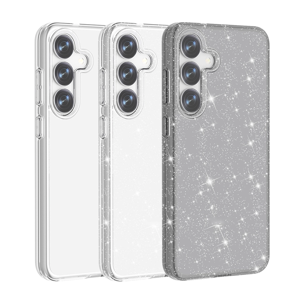 11A Transparent Starpoint Case Samsung S24 Main Glittered Starpoint Case For Samsung Galaxy S24 / S25 - Image 1