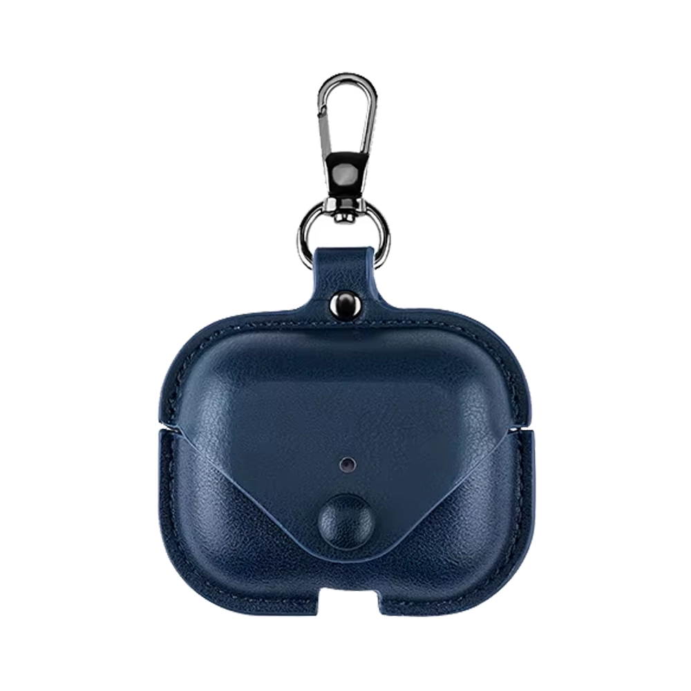 17B PU Case For AirPods Blue PU Protective Leather Case For AirPods Pro 4 - Image 3