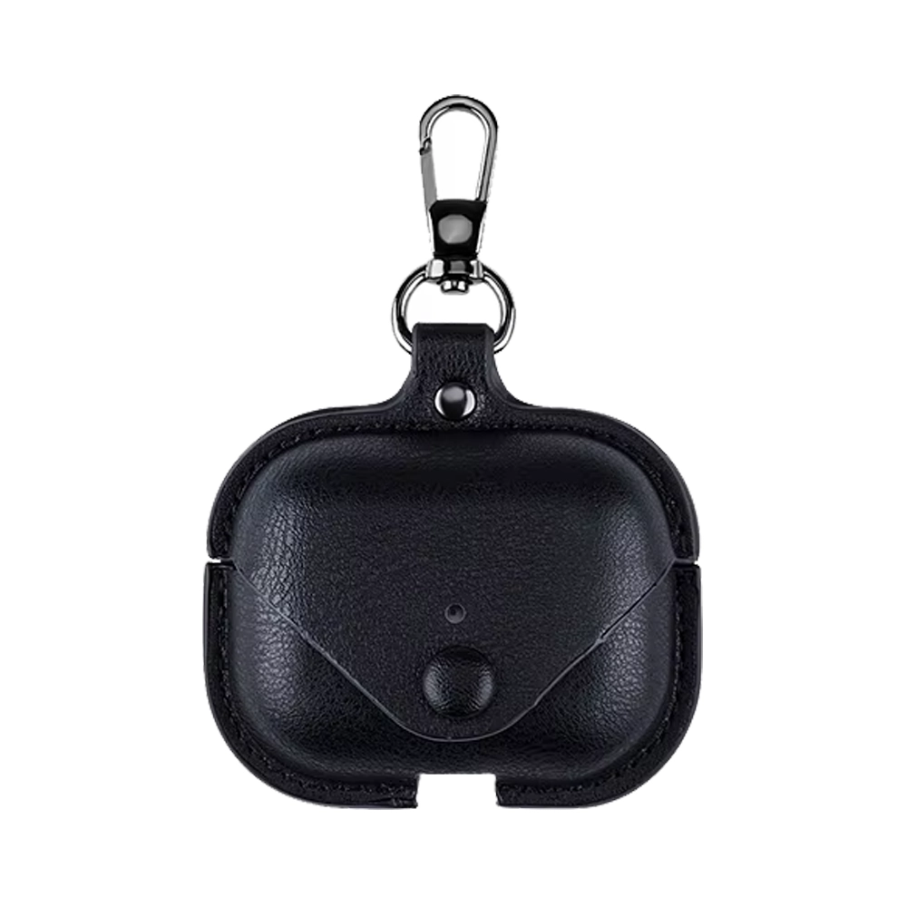 17D PU Case For AirPods Black PU Protective Leather Case For AirPods Pro 4 - Image 2