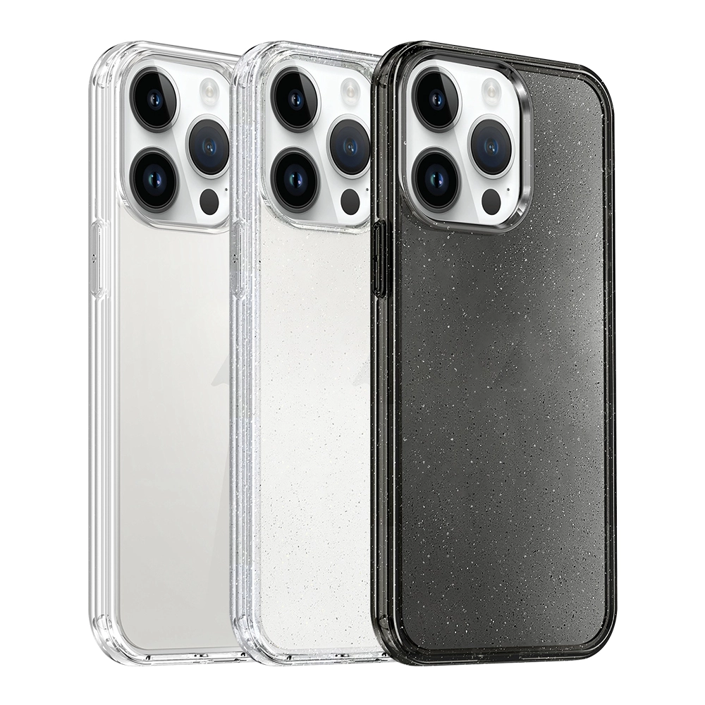 3A Transparent Starpoint Case iPhone 12 12 Pro Main Glittered Starpoint Case For iPhone 12 / 12 Pro - Image 1