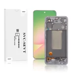 Genuine LCD Screen For Samsung Galaxy A56 (A566) With Frame and Touchpad – Awesome Graphite (GH82-36829A)