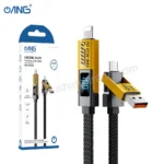 ANG 4 in 1 Charging Data Cable 100W With Digital LED Display