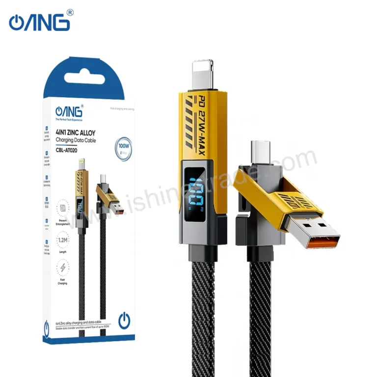 12A ANG 4IN1 Cable 100W With Digital Led Display Boltify Limited T/A iShine Trade