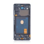 Replacement LCD Screen For Samsung Galaxy S20FE Black - With Frame - Image 3