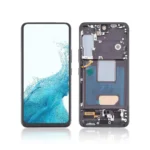 Replacement LCD Screen For Samsung Galaxy S22 Black - With Frame