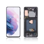 Replacement LCD Screen For Samsung Galaxy S21 Plus (G996) Black - With Frame