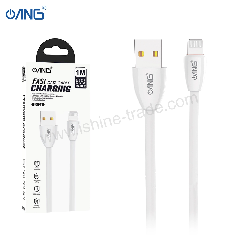 25A-ANG-E108-–-Lightning-Soft-Data-Cable-1-Meter-White.webp ANG E108 - Lightning  Soft Data Cable 1 Meter White - Image 1